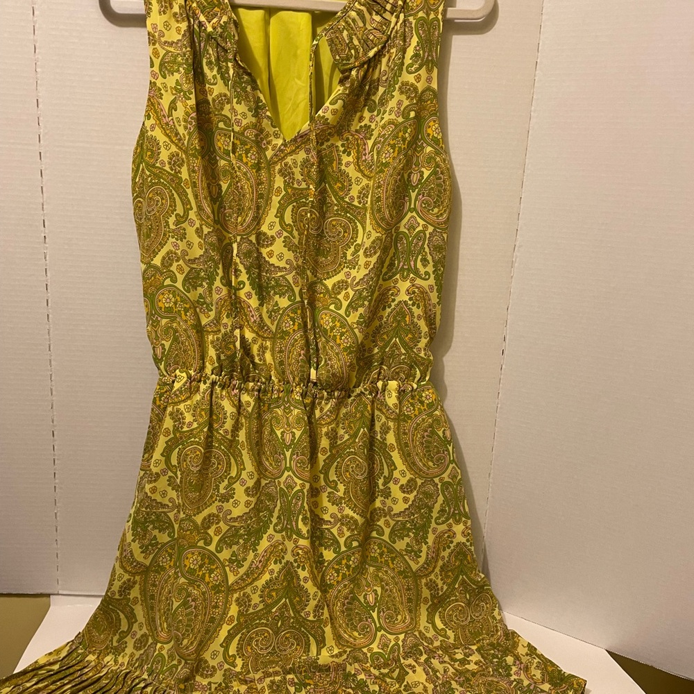 Banana Republic paisley dress.